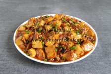 醬香肉丁燜豆腐的做法步驟【重慶火鍋底料廠(chǎng)】